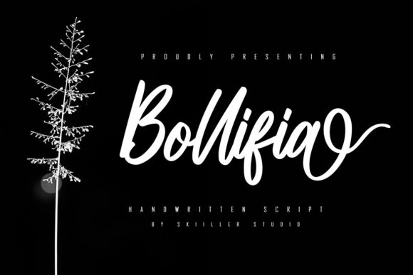 Bollifia Script: An Elegant Handwritten Font for Timeless Designs
