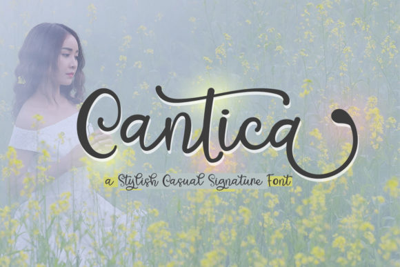 Cantica Script: A Sophisticated Script Font for Elegant Projects