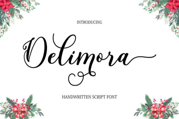 Delimora Script: A Modern Calligraphy Typeface for Creative Projects