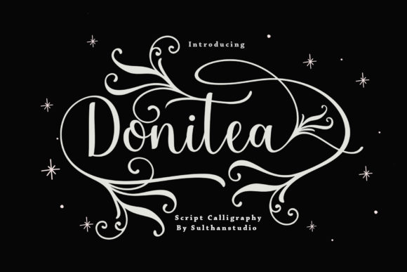 Donitea Script: A Handwritten Font for Modern Branding