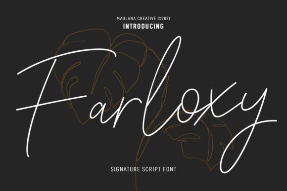 Farloxy Script: A Graceful Script Font for Modern Designers