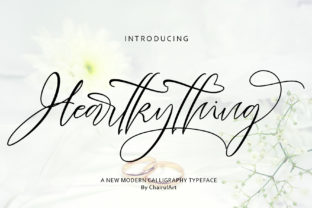 Heartkything Script: A Creative Font for Authentic Branding