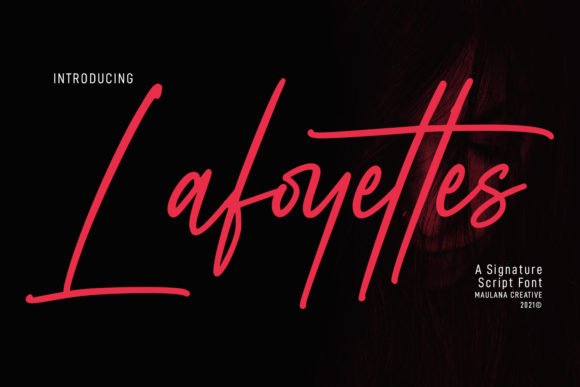 Lafoyettes Script: A Versatile Handwritten Font for Modern Creators