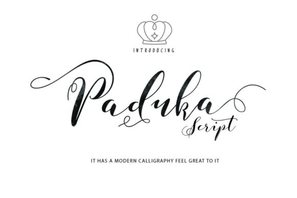 Paduka Script: Your Go-To for Classy, Modern Branding