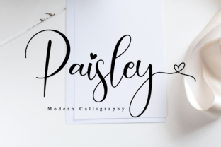 Paisley Script: A Modern Script for Elegant Branding