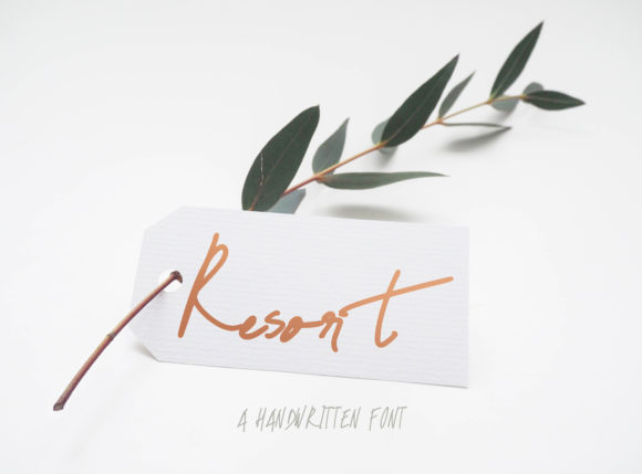 Resort Script: The Handwritten Font That Brings Your Designs to Life