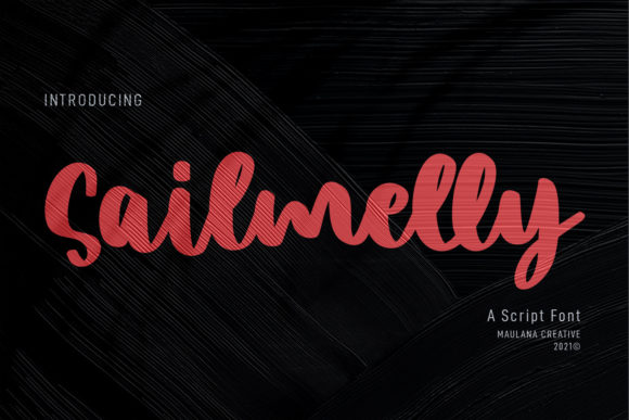 Sailmelly Script: A Romantic Typeface for Love Letters & Wedding Invitations