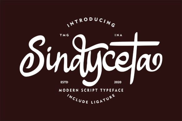 Sindyceta Script: Vintage Charm for Modern Branding