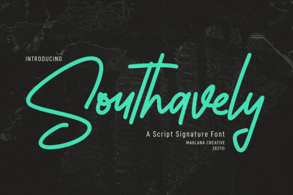 Southavely Script: The Elegant Font for a Personal Touch