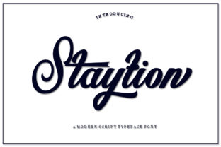 Staytion Script: The Modern Calligraphy Font for Dynamic Brands