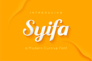 Syifa Script: A Retro-Infused Handwritten Font for Modern Projects